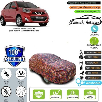 Tamanchi Autocare Car Cover For Nissan Micra Diesel XE(Multicolor)