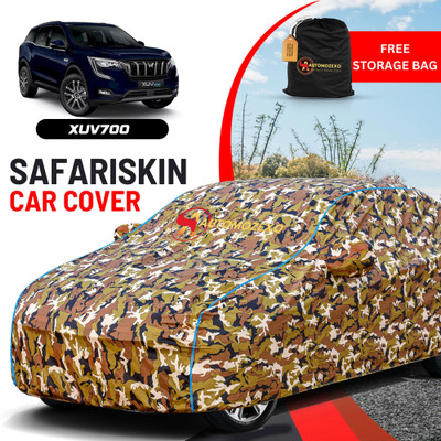 AUTOMOZEXO Car Cover For Mahindra XUV 700 (With Mirror Pockets)(Multicolor)