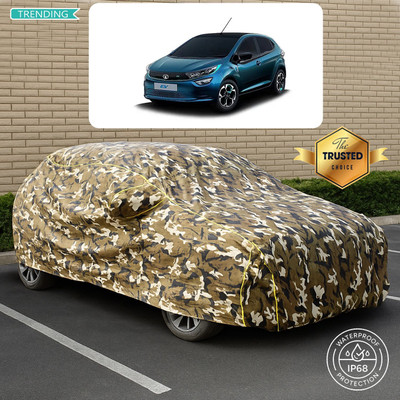 PAGORA Car Cover For Tata Altroz EV (With Mirror Pockets)(Yellow, Multicolor)