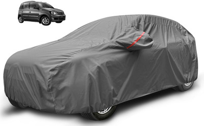 Auto Hub Car Cover For Mahindra Quanto (With Mirror Pockets)(Grey)