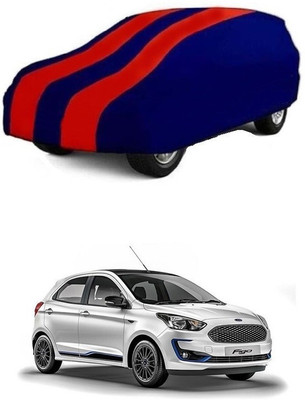 prajapati Car Cover For Ford Figo Titanium Blu Petrol (Without Mirror Pockets)(Red, Blue)