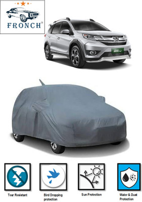 FRONCH Car Cover For Honda BRV (With Mirror Pockets)(Grey)