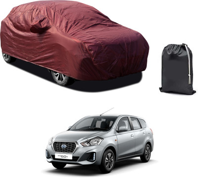 PAGORA Car Cover For Nissan Go+ (With Mirror Pockets)(Maroon)