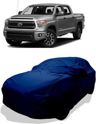 Coxtor Car Cover For Toyota Tundra 4.6L V8 (With Mirror Pockets)(Blue)