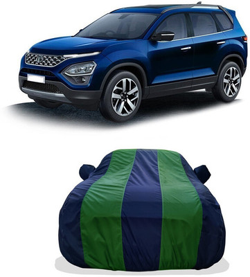 Tricway Car Cover For Tata Safari (6 Seater) (With Mirror Pockets)(Green)