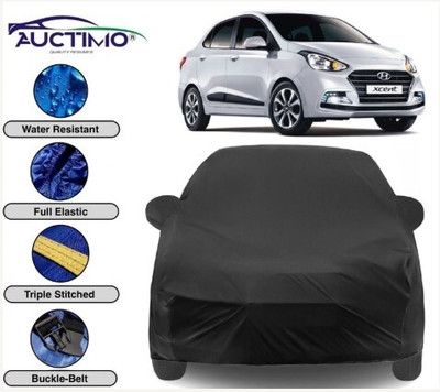 AUCTIMO Car Cover For Hyundai Xcent (With Mirror Pockets)(Multicolor)