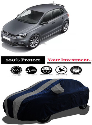 Amexride Car Cover For Volkswagen Polo GT TSI (With Mirror Pockets)(Grey)