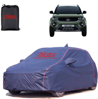 FAMEXON Car Cover For Tata Nexon (With Mirror Pockets)(Blue)