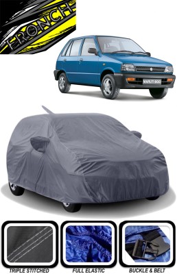FRONCH Car Cover For Maruti Suzuki 800, 800 AC Uniq (With Mirror Pockets)(Grey)