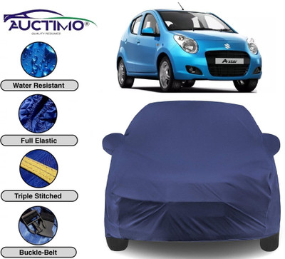 AUCTIMO Car Cover For Maruti Suzuki A-Star (With Mirror Pockets)(Blue)
