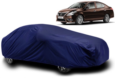 KULTEX Car Cover For Nissan Sunny (With Mirror Pockets)(Blue)