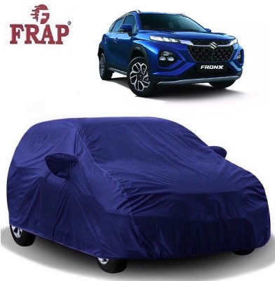 Frap Car Cover For Maruti Suzuki Fronx (With Mirror Pockets)(Blue, For 2023 Models)