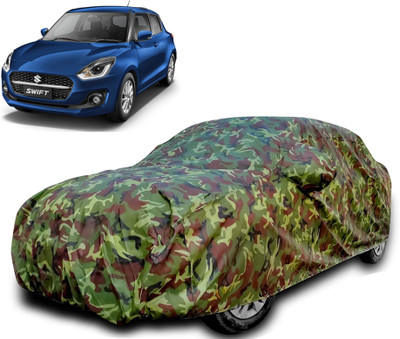 octavic Car Cover For Maruti Suzuki Swift (With Mirror Pockets)(Green)
