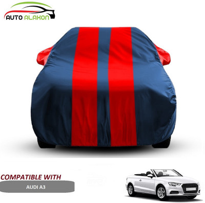 AUTO ALAXON Car Cover For Audi A3 (With Mirror Pockets)(Blue, Red)