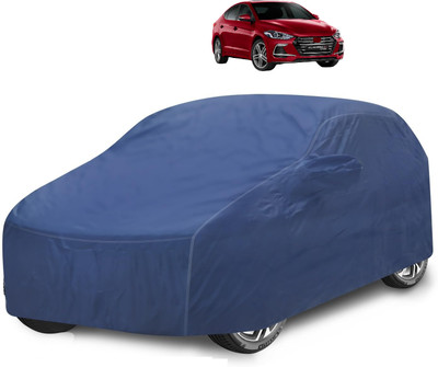 Caronix Car Cover For Hyundai Elantra (With Mirror Pockets)(Blue)