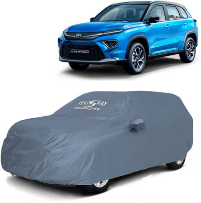 Kingsway Car Cover For Toyota Urban Cruiser, Hyryder (With Mirror Pockets)(Grey, For 2022, 2023, 2024 Models)