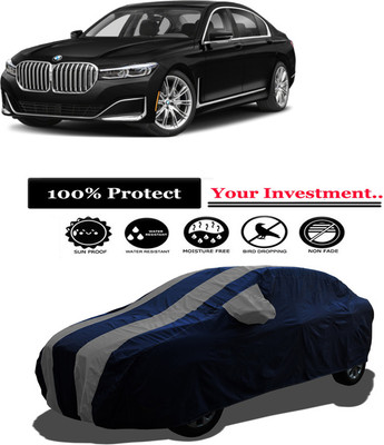 Amexride Car Cover For BMW 7 Series 740i (With Mirror Pockets)(Grey)
