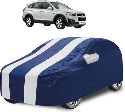 Caronix Car Cover For Chevrolet Captiva (With Mirror Pockets)(White)