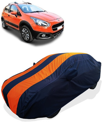 Coxtor Car Cover For Fiat Avventura (With Mirror Pockets)(Orange)