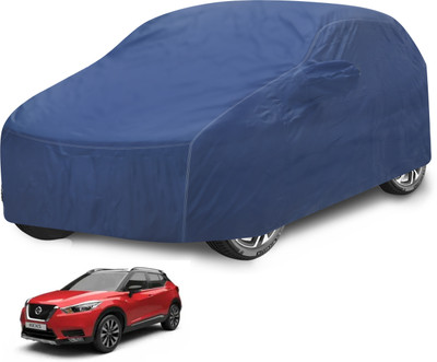Caronix Car Cover For Nissan Kicks (With Mirror Pockets)(Blue)