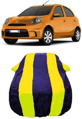 Wegather Car Cover For Nissan Micra Active XV S (With Mirror Pockets)(Yellow)