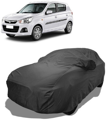 Coxtor Car Cover For Maruti Suzuki Alto K10 VXI Option (With Mirror Pockets)(Grey)