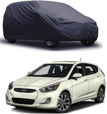 ROYAL AUTO MART Car Cover For Hyundai Xcent (Without Mirror Pockets)(Grey)