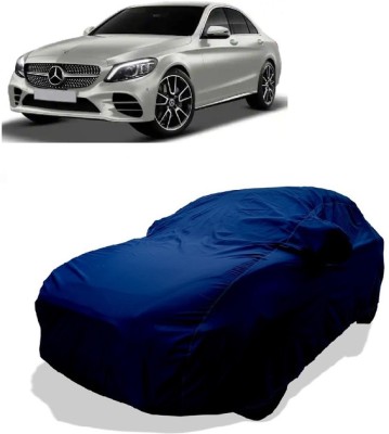 Coxtor Car Cover For Mercedes Benz C-Class AMG Line C 300d Diesel (With Mirror Pockets)(Green)