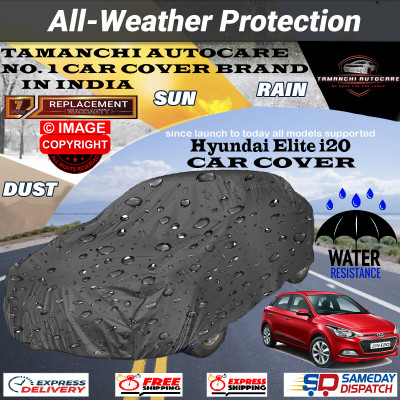 Tamanchi Autocare Car Cover For Hyundai Elite i20(Grey)