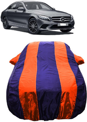 Wegather Car Cover For Mercedes Benz C-Class Progressive C 200 Petrol (With Mirror Pockets)(Orange)
