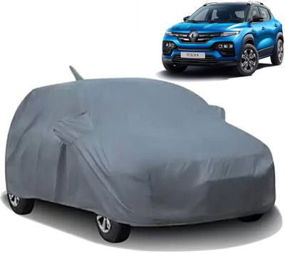AXLOZ Car Cover For Renault Kiger (With Mirror Pockets)(Grey)