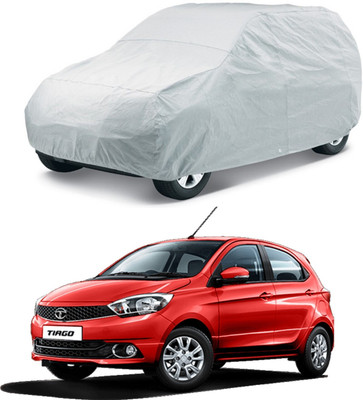 HMS Car Cover For Tata Tiago (Without Mirror Pockets)(Silver, For 2015, 2016, 2017, 2018 Models)