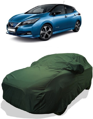 Coxtor Car Cover For Nissan Leaf (With Mirror Pockets)(Green)