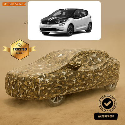 PAGORA Car Cover For Tata ALTROZ RACER (With Mirror Pockets)(Yellow)