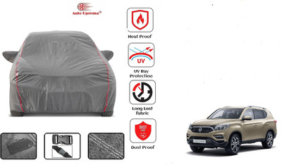 Auto Oprema Car Cover For Mahindra SsangYong Rexton (With Mirror Pockets)(Grey)