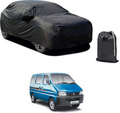 PAGORA Car Cover For Maruti Suzuki Eeco (With Mirror Pockets)(Black)
