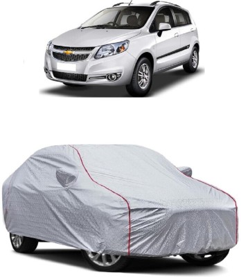 DIGGU Car Cover For Chevrolet Sail Hatchback 1.2 LS (With Mirror Pockets)(Silver)