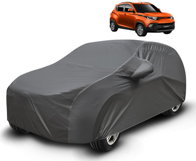 MOCKHE Car Cover For Mahindra KUV100 (With Mirror Pockets)(Grey)