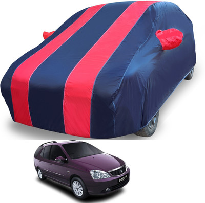 MOCKHE Car Cover For Tata Indigo Marina (With Mirror Pockets)(Red)