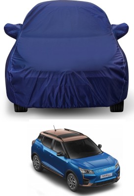 Auto Hub Car Cover For Mahindra XUV400 (With Mirror Pockets)(Blue)