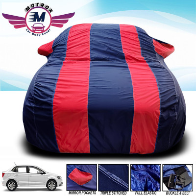 MoTRoX Car Cover For Mahindra TUV300 (With Mirror Pockets)(Red, Blue)