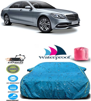 RWT Car Cover For Mercedes Benz S-Class (With Mirror Pockets)(Blue)