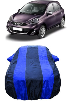 Wegather Car Cover For Nissan Micra Diesel XL Optional (With Mirror Pockets)(Blue)