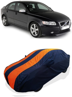 Coxtor Car Cover For Volvo S40 D2 1.6D R Design (With Mirror Pockets)(Orange)