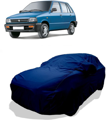 Coxtor Car Cover For Maruti 800 AC BSII (With Mirror Pockets)(Green)