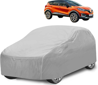 Caronix Car Cover For Renault Captur (With Mirror Pockets)(Silver)