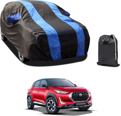 CODOKI Car Cover For Nissan Magnite (With Mirror Pockets)(Blue)