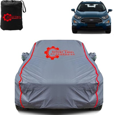 STARTEN Car Cover For Ford Ecosport 1.5 Diesel Titanium Diesel (With Mirror Pockets)(Grey, For 2014, 2015, 2016, 2017, 2018, 2019, 2020, 2021, 2022, 2023, NA Models)