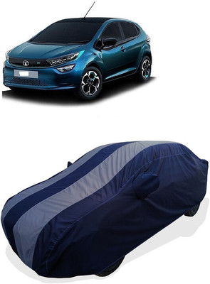 Coxtor Car Cover For Tata Altroz EV (With Mirror Pockets)(Grey)