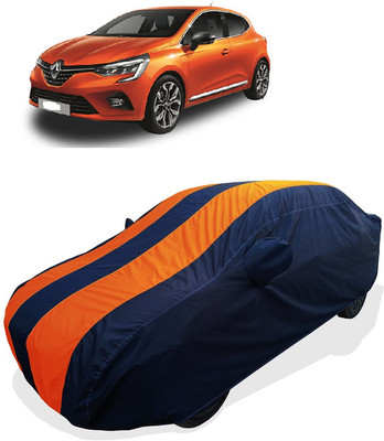 Coxtor Car Cover For Renault Clio 0.9 Tce 90 Dynamic S Nav (With Mirror Pockets)(Orange)